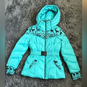 Towmy blue/turquoise winter jacket